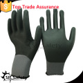 SRSAFETY billig voll beschichteter schwarzer Nitril Arbeitshandschuh en388 / Handschuhe mit Nitrilbeschichtung